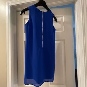 Blue thigh length dress